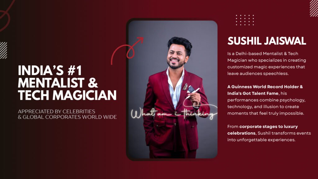 #1 Mentalist in India: The Magic of Mind Reading Entertainment